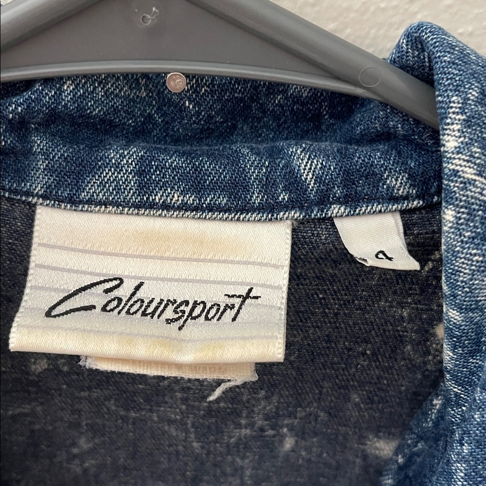 Vintage acid washed Jean dress - Picture 3 of 10